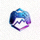 电竞竞猜分析官方品牌Logo，橙色霓虹发光电竞标识