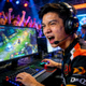 DOTA2职业核心位选手头像，比赛现场特写